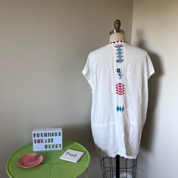 💕SOLD💕JOHNNY WAS BIYA MEL CHALLIS BLOUSE - Picture 7 of 8